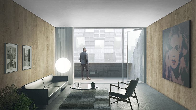 architects realise paul rudolph's LOMEX proposal for a new york city that could have been