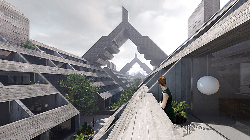 architects realise paul rudolph's LOMEX proposal for a new york city that could have been