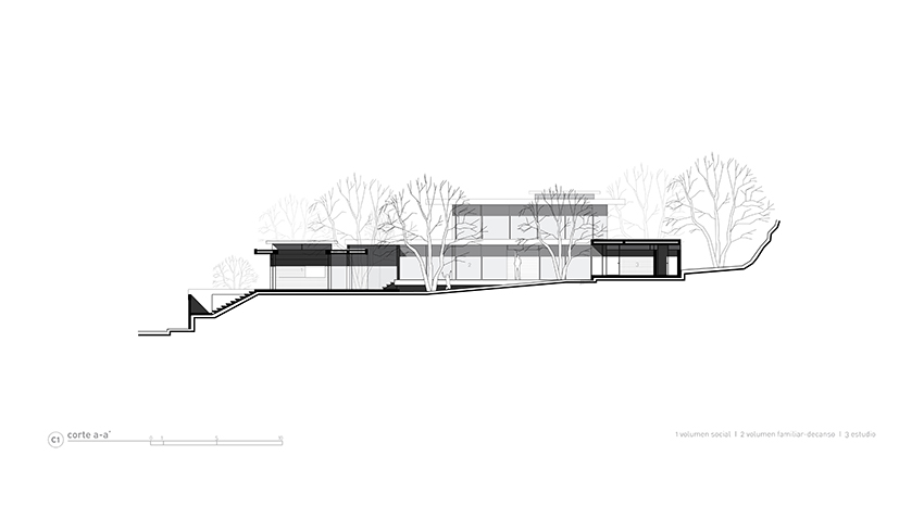 gabriel rivera arquitectos creates a house to live amongst the trees in ecuador