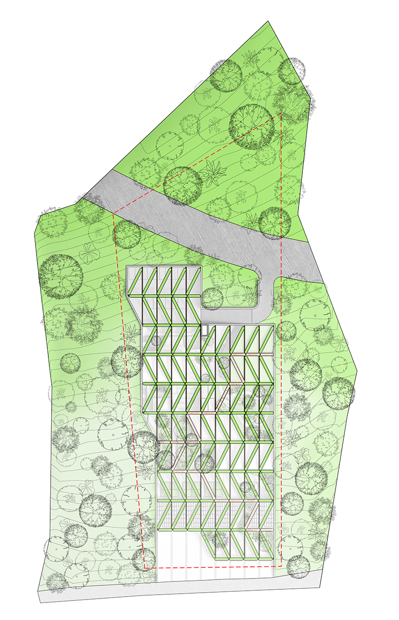 HOPE dental center in rwanda rethinks healthcare with a sunken space hugged by the land designboom