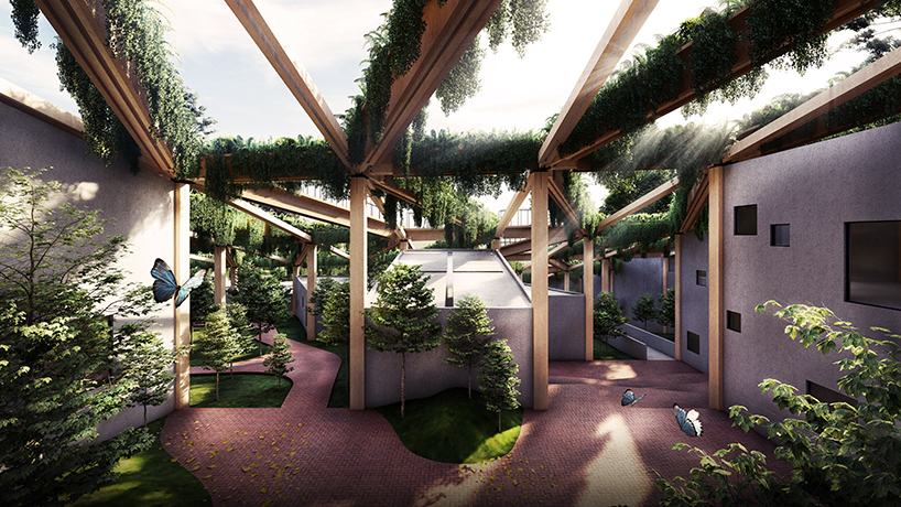 HOPE dental center in rwanda rethinks healthcare with a sunken space hugged by the land designboom