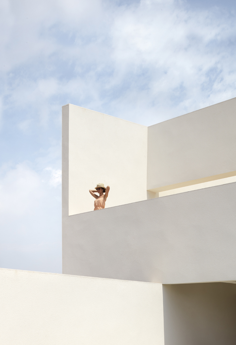 minimalist residential project by balzar and alcocer emerges from spanish landscape