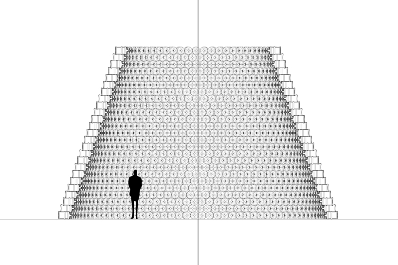 architects build a pavilion of 2500 plastic bottles in the center of mexico city - 10