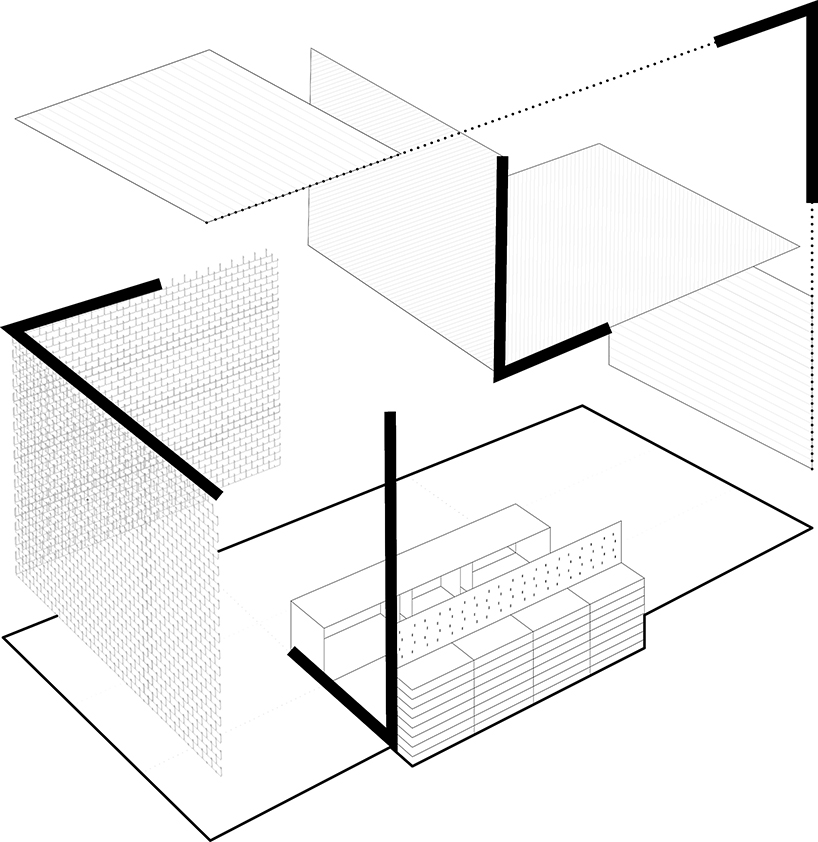 mold architects installs a metal curtain wall to display sunglasses in athens eyewear store designboom