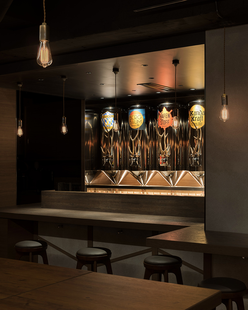 I IN designs an authentic german pub in central tokyo designboom