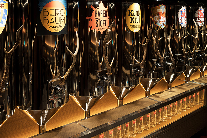 I IN designs an authentic german pub in central tokyo designboom