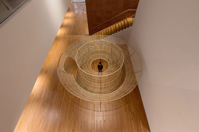 artist cheng tsung feng builds another fish trap house of bamboo in shenzhen - 2