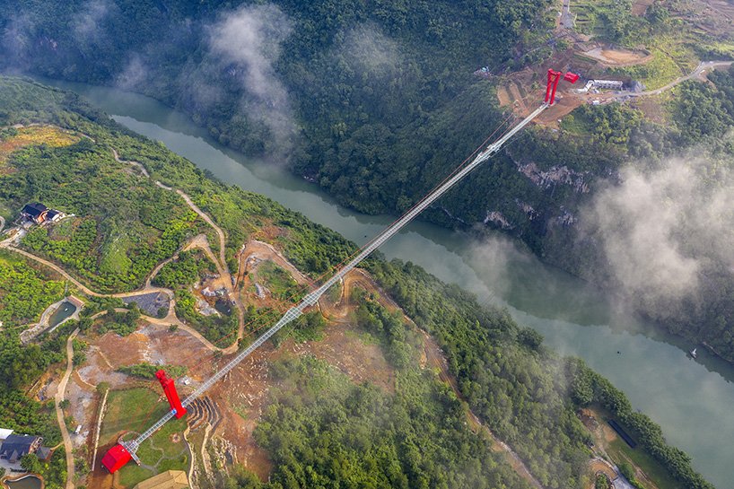 UAD designs the world's longest glass-bottomed bridge in lianzhou, china designboom
