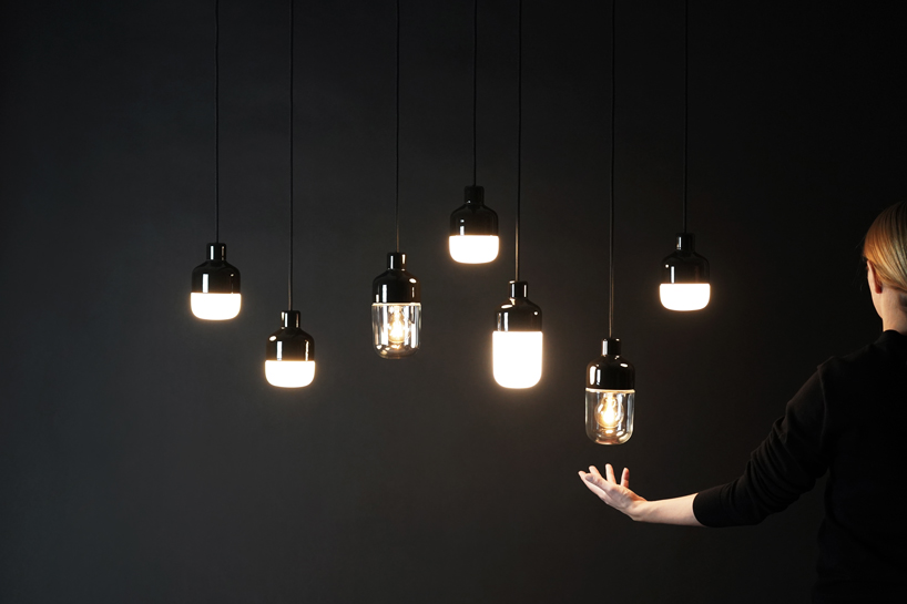 kauppi & kauppi designs a splash proof porcelain pendant for ifö electric designboom