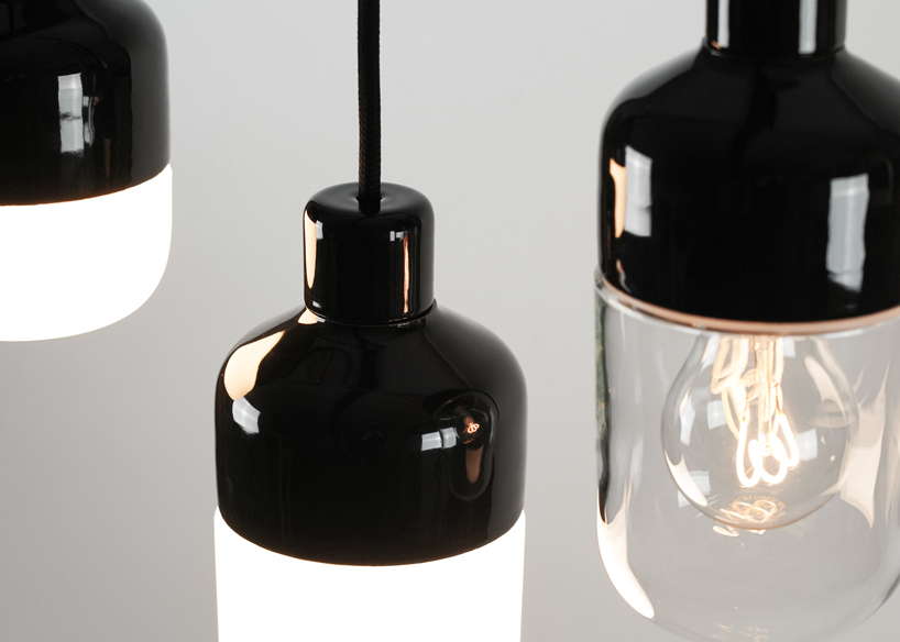 kauppi & kauppi designs a splash proof porcelain pendant for ifö electric designboom