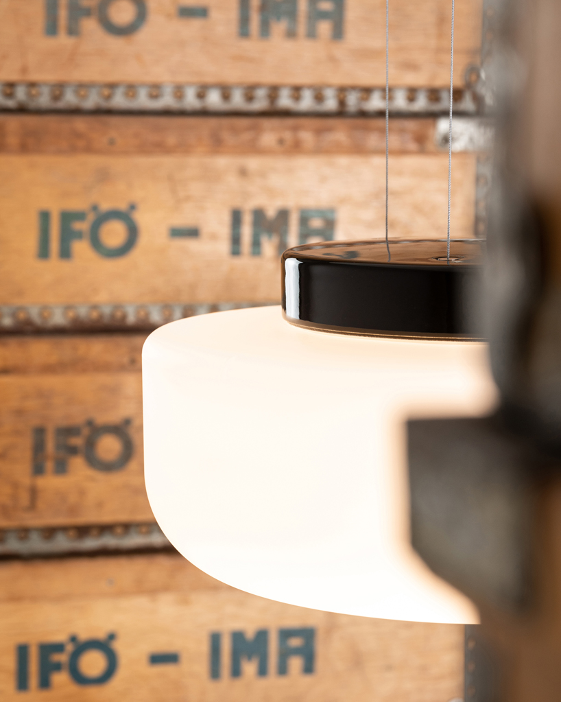 kauppi & kauppi revives 1950s hydraulic press for glazed porcelain luminaire collection