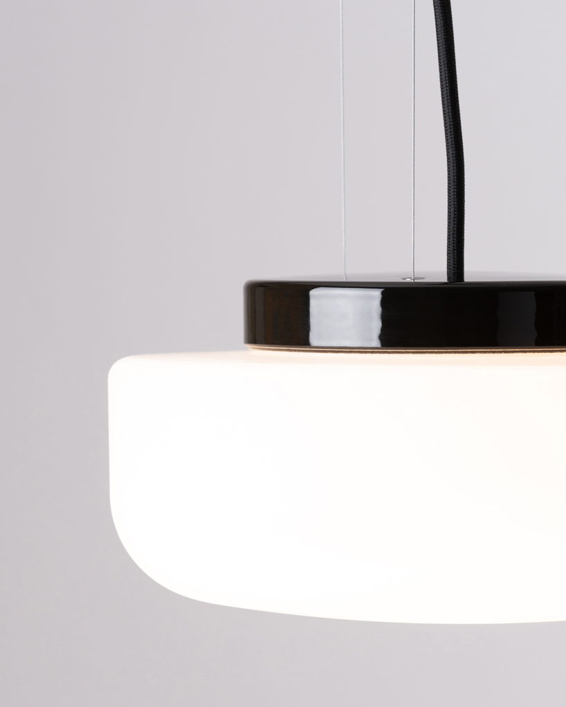 kauppi & kauppi revives 1950s hydraulic press for glazed porcelain luminaire collection