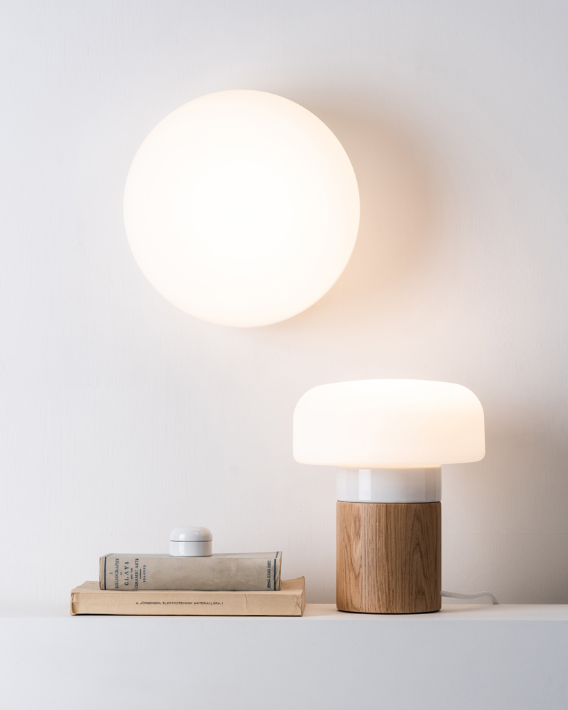 kauppi & kauppi revives 1950s hydraulic press for glazed porcelain luminaire collection