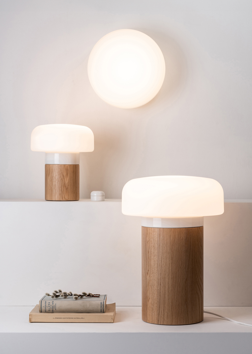 kauppi & kauppi revives 1950s hydraulic press for glazed porcelain luminaire collection