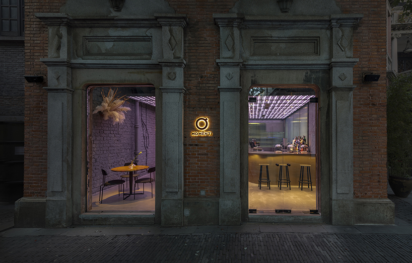 alberto caiola designs shanghai’s 'momenti' restaurant as an evolving environment of color designboom