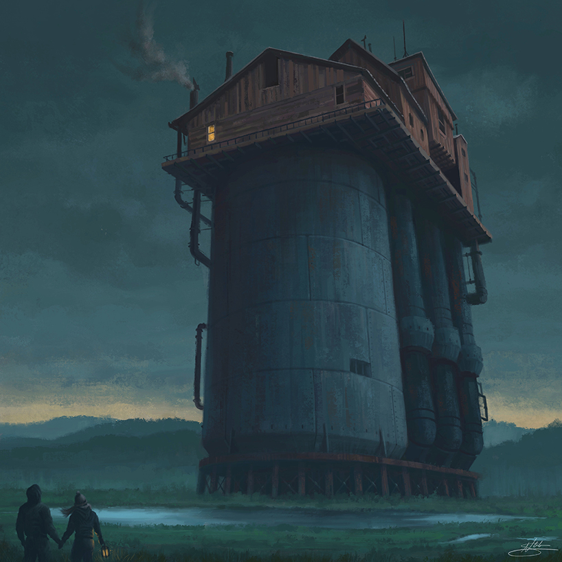 nomads of climate change by nick stath depicts a bleak future of rising sea levels - 1