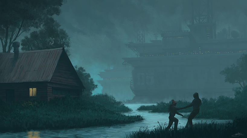 nomads of climate change by nick stath depicts a bleak future of rising sea levels - 5