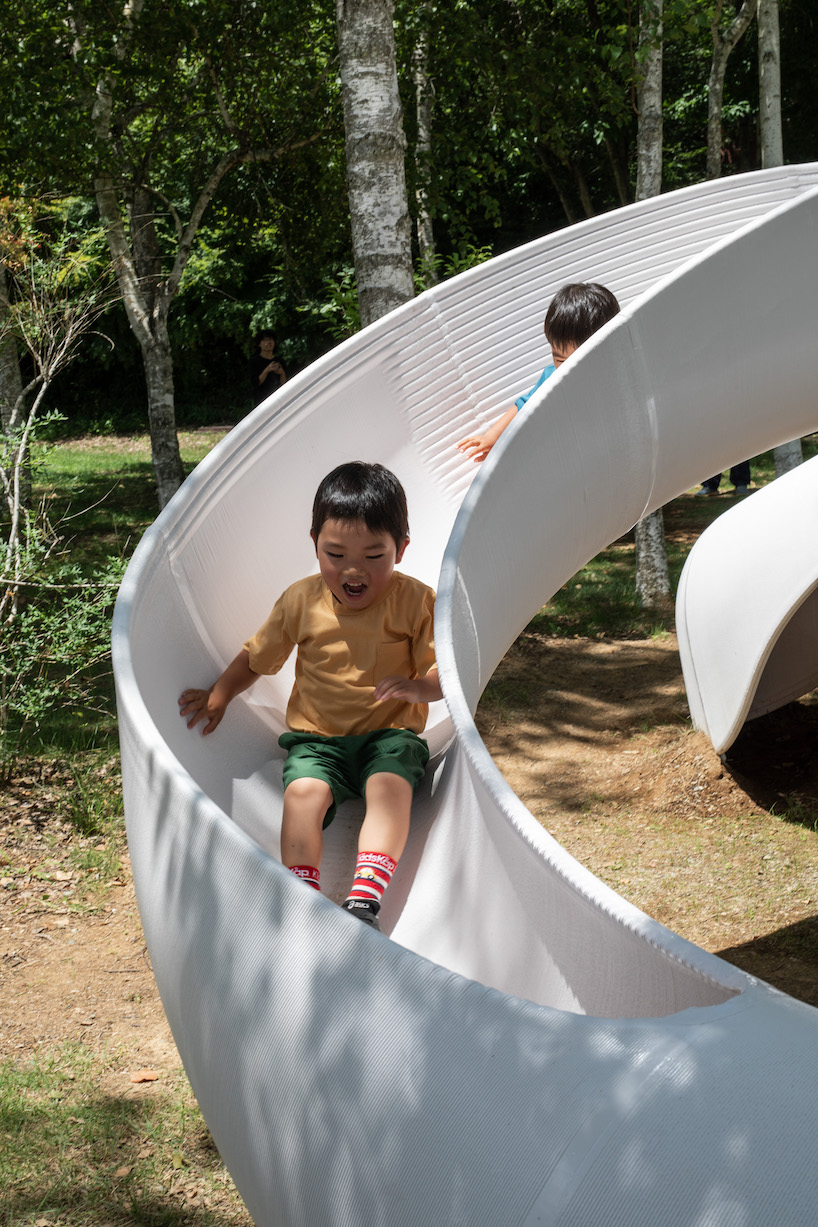 vuild has created 3d printed art play equipment as a childs first encounter with architecture 3