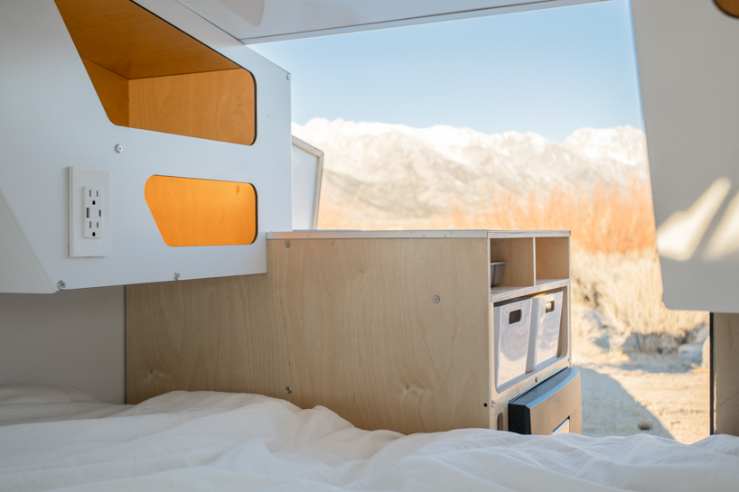 polydrops unveils a battery-powered mobile room designed for EVs designboom