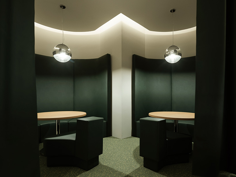 various associates creates a 'retro-futuristic' space for shanghai restaurant designboom