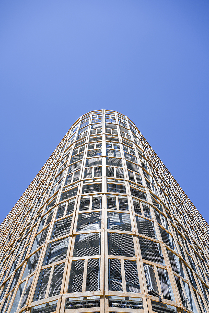 BFV architectes designs 'crèche justice' in paris using recycled door frames designboom