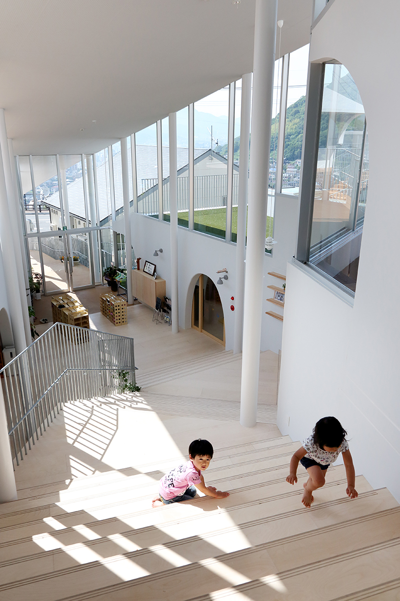 KEI SASAKI steps the atago nursery to the sloped terrain of nagasaki designboom
