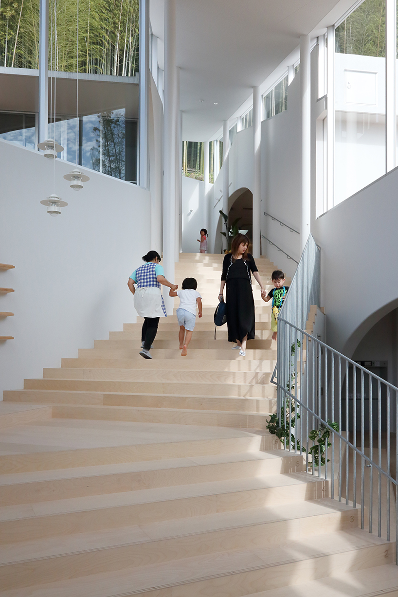 KEI SASAKI steps the atago nursery to the sloped terrain of nagasaki designboom