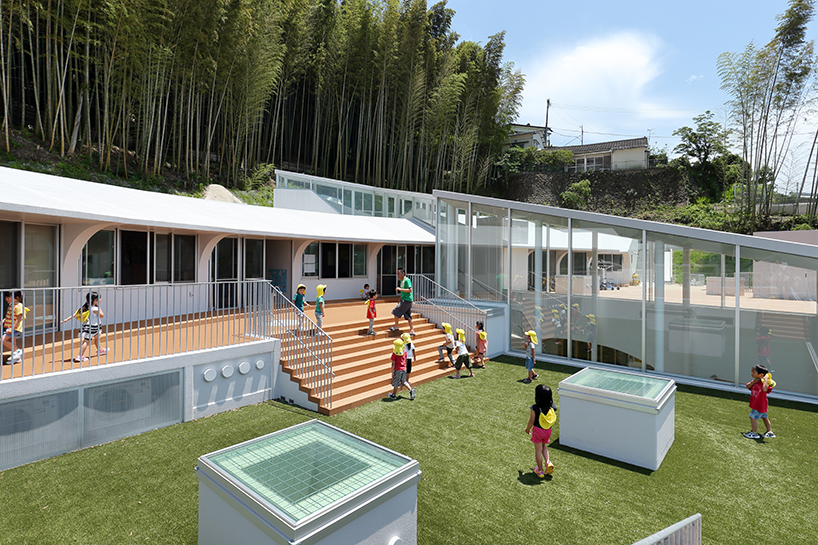 KEI SASAKI steps the atago nursery to the sloped terrain of nagasaki designboom