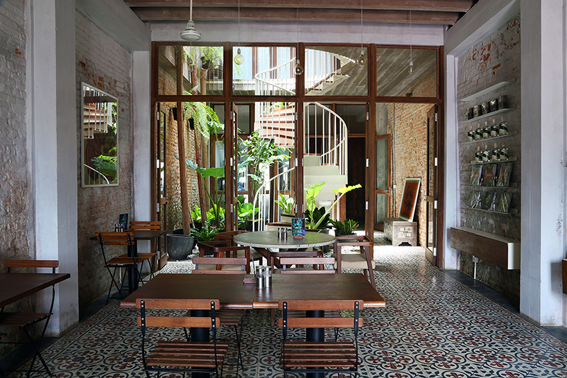BLOOM renovates a historical shophouse around an internal courtyard in cambodia designboom