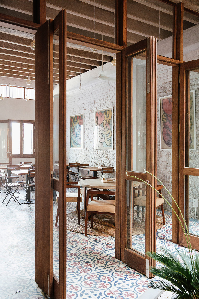 BLOOM renovates a historical shophouse around an internal courtyard in cambodia designboom