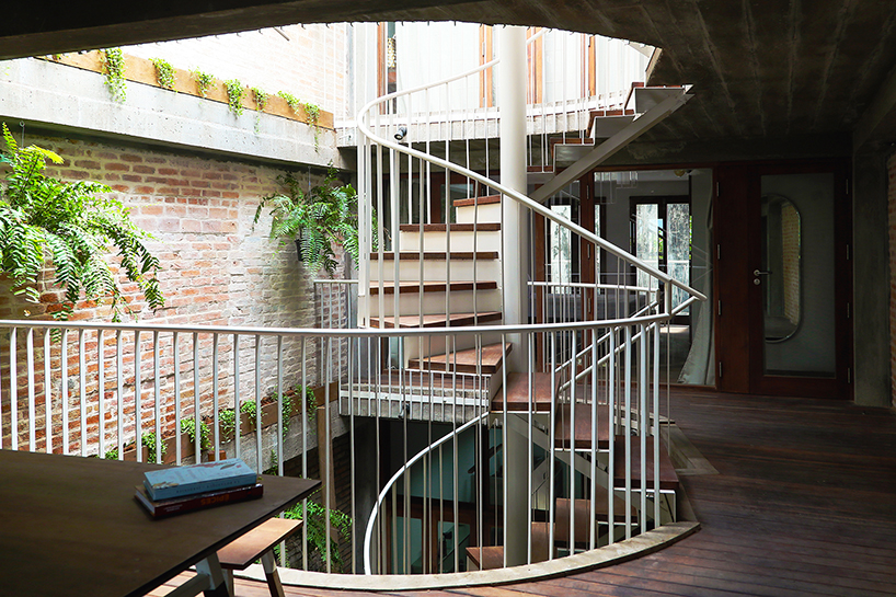 BLOOM renovates a historical shophouse around an internal courtyard in cambodia designboom