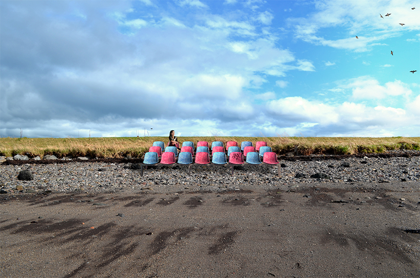 'mother nature fan club' by tobia zambotti encourages people to sit and contemplate nature designboom