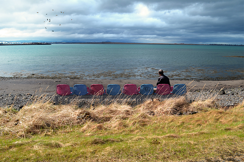 'mother nature fan club' by tobia zambotti encourages people to sit and contemplate nature designboom
