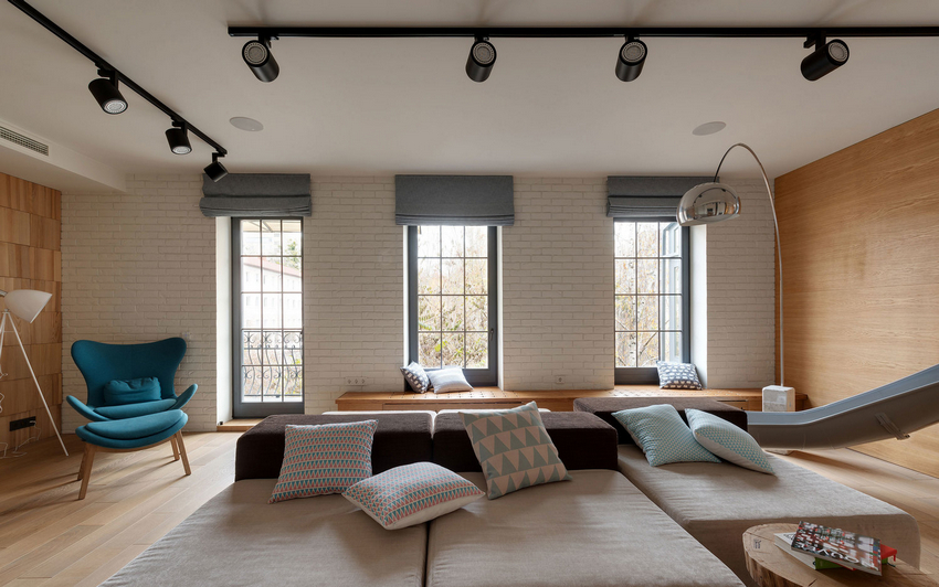 Ki design inserts a slide into the renovation of GG apartment in kiev designboom Ki design inserts a slide into the renovation of GG apartment in kiev designboom