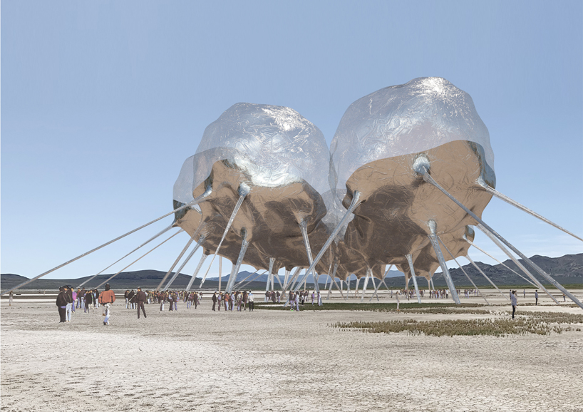 OF. STUDIO proposes a moving, cloud-like object to generate solar energy designboom