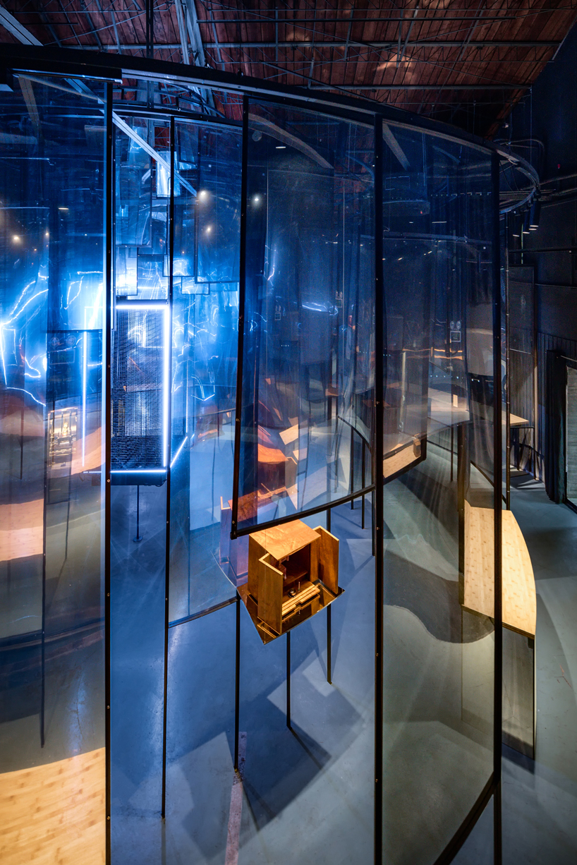 dongqi forms concentric circles to showcase buddhist shrines in shanghai designboom