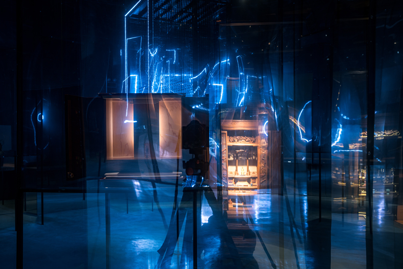 dongqi forms concentric circles to showcase buddhist shrines in shanghai designboom