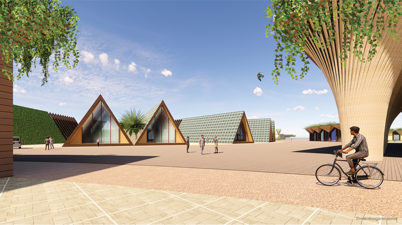 valentino gareri atelier designs a modular and sustainable village in ecuador made from 3d printed cacao waste 7