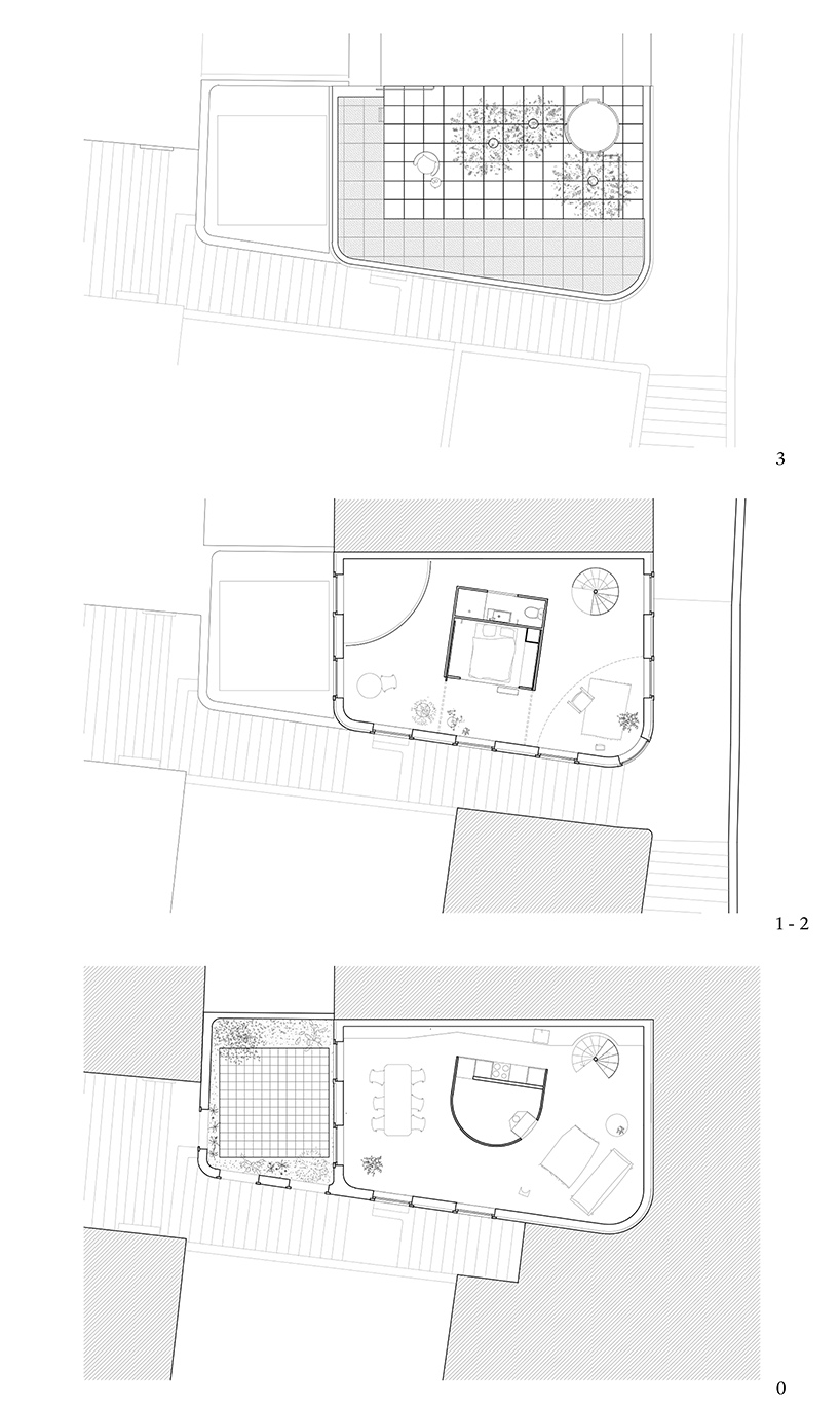 leopold banchini exposes the concrete structure of casa do monte in lisbon designboom