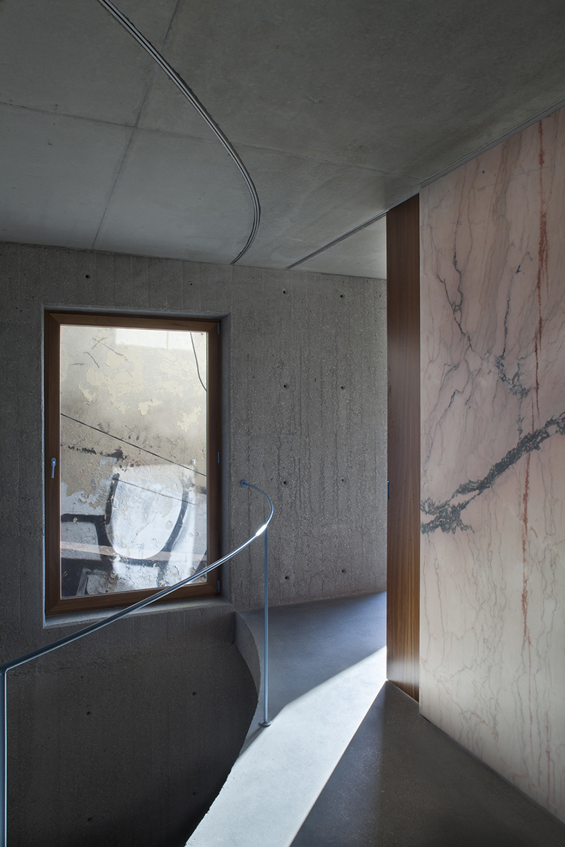 leopold banchini exposes the concrete structure of casa do monte in lisbon designboom