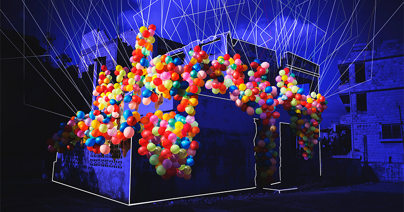 'stereotype inversion' uses colorful balloons to dispel misconceptions about syria designboom 'stereotype inversion' uses colorful balloons to dispel misconceptions about syria designboom