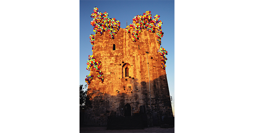 'stereotype inversion' uses colorful balloons to dispel misconceptions about syria designboom