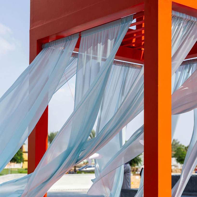 breeze houses by alya ola abbas channels air and weaves cultural narratives for dubai design week