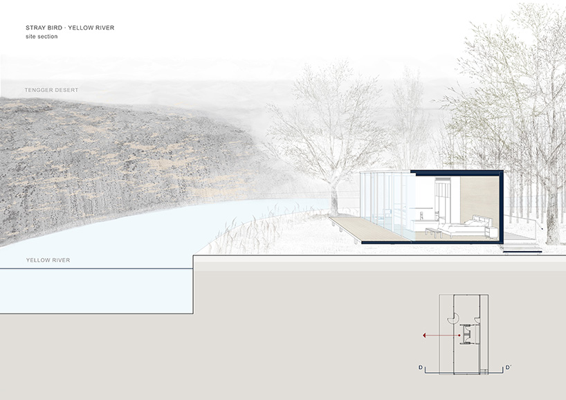 STUDIO QI builds the 'stray bird' boutique hotel in a chinese oasis designboom