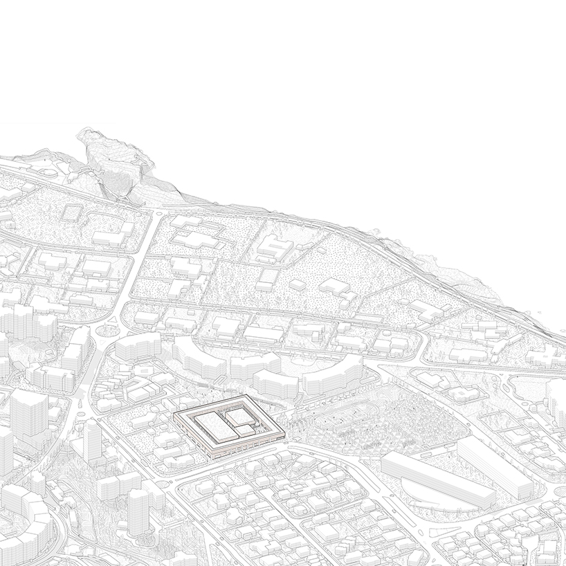 hey5 repeats portuguese city elements to conceive an urban school block 1