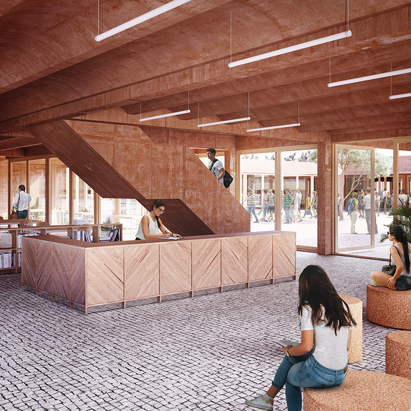 school proposal by hey5 develops as 'a village within the city' in cascais, portugal