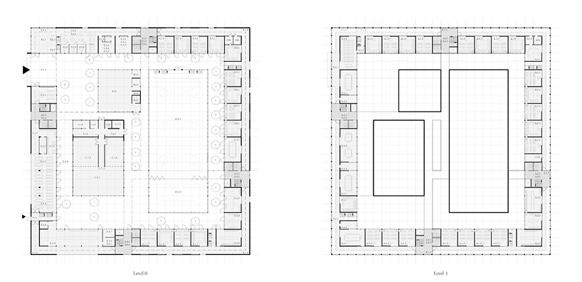 hey5 repeats portuguese city elements to conceive an urban school block 7