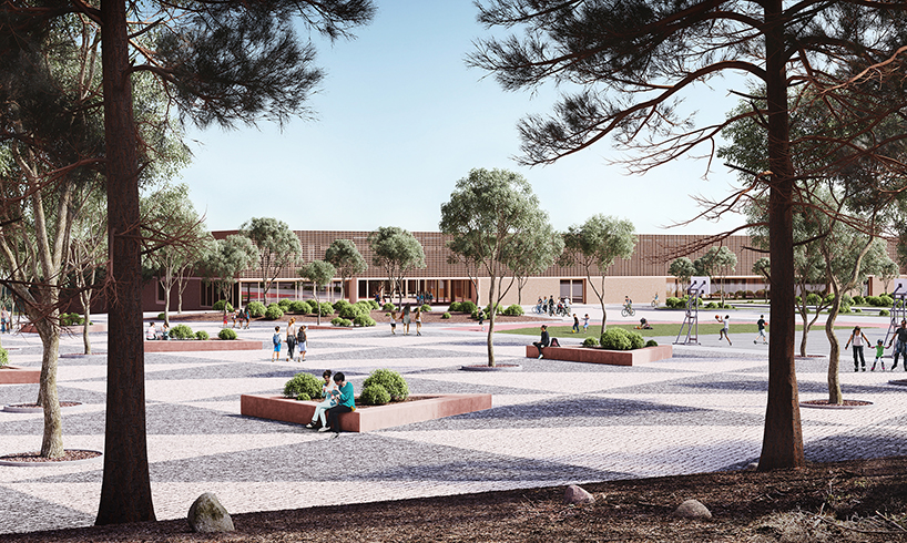 school proposal by hey5 develops as 'a village within the city' in cascais, portugal