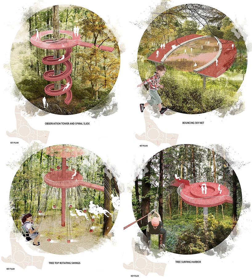 cx landscape designed the phoenix nest for a hillside wetland park 10