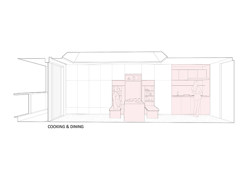 k thengono designs a compact living that fits everyday needs for a young married couple 11